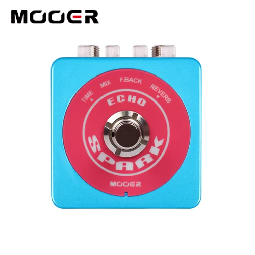 NEW Effect Guitar Pedal MOOER SPARK ECHO High quality delay pedal up to 1000 milliseconds of delay time Guitar accessories