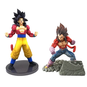 

Anime Figure 16-25CM Dragon Ball Z Vegeta Son Goku Super Saiyan 4 Battle.ver PVC Figure Model Toys Doll Collectible