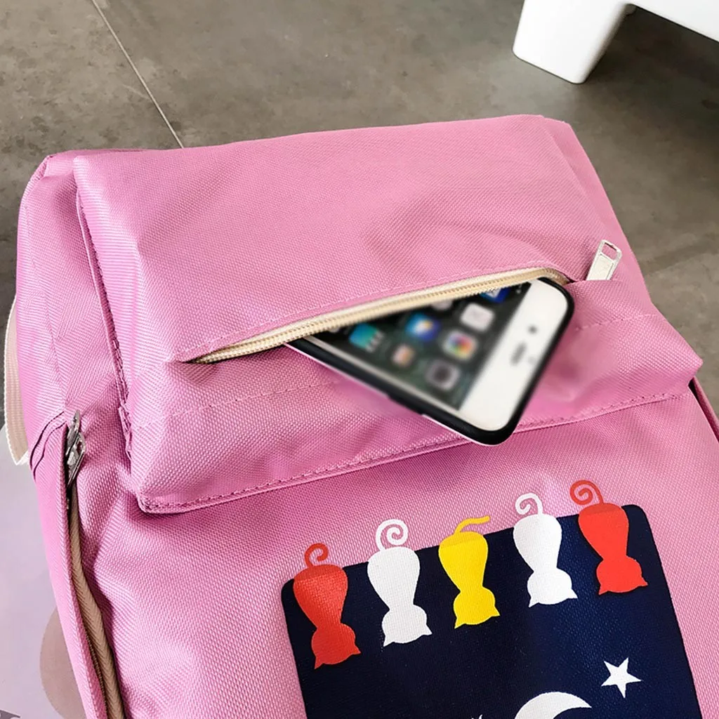 Aelicy женская сумка 2019 Новый Ретро мода молния дамы рюкзак холст высокое качество студент сумки Молодежная