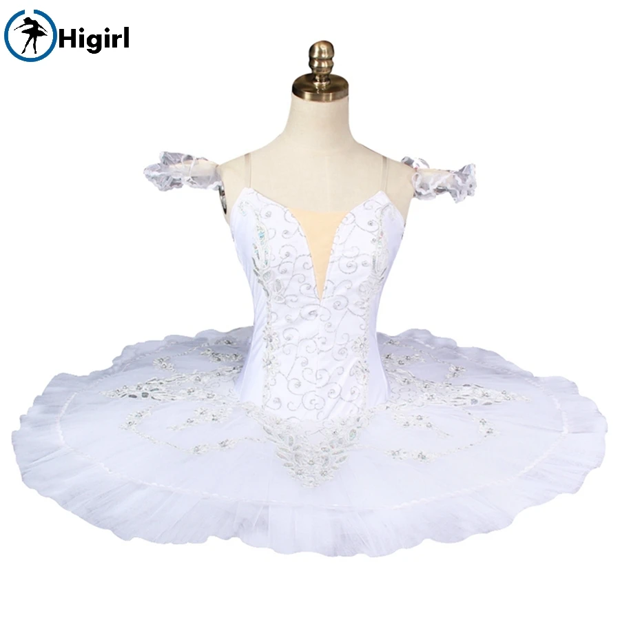 girls white swan lake Ballet Tutu professional ballet tutus in all colors Classical performance  tutus pancake tutu BT8931G