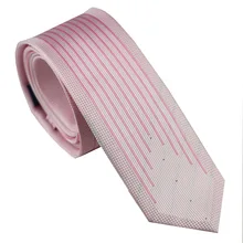 Lammulin галстуки мужские обтягивающие галстуки дизайн граница розовый с розовыми вертикальными полосками микрофибры галстук модный тонкий галстук 6 см