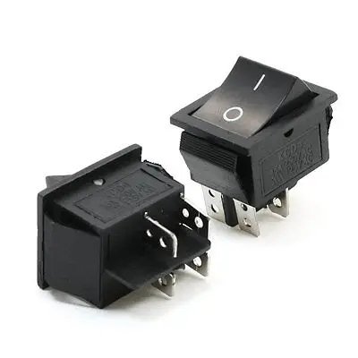 2 шт. 4 Pin AC 250V 15A DPST NO NC вкл/выкл защелкивающийся выключатель питания | Обустройство