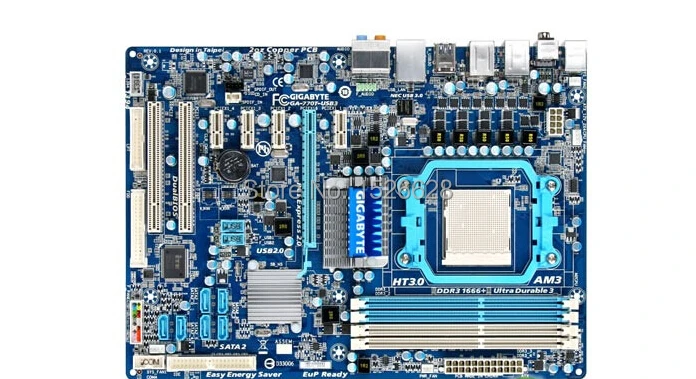 

Free shipping 100% original  motherboard for Gigabyte GA-770T-USB3  AM3  DDR3 motherboard 16G RAM