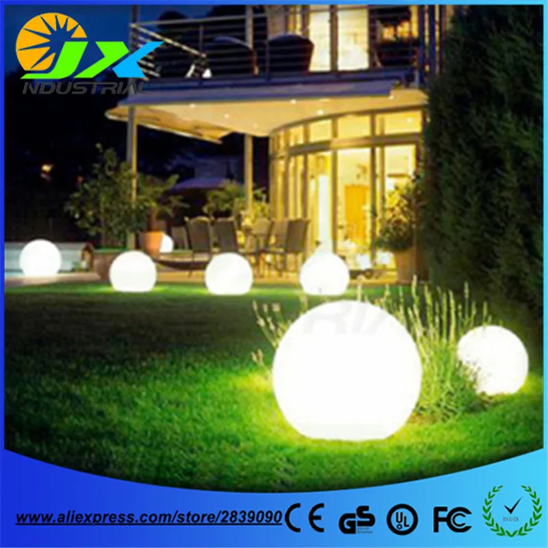

12cm D15cm D20cm D25cm D30cm D35cm LED Sphere Ball Night Light 16 color change with Remote Control Free shipping