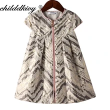 ChildDkivy/Детские платья для маленьких девочек от 3 до 10 лет; сезон осень-зима; вечерние платья принцессы для маленьких девочек; детская повседневная одежда