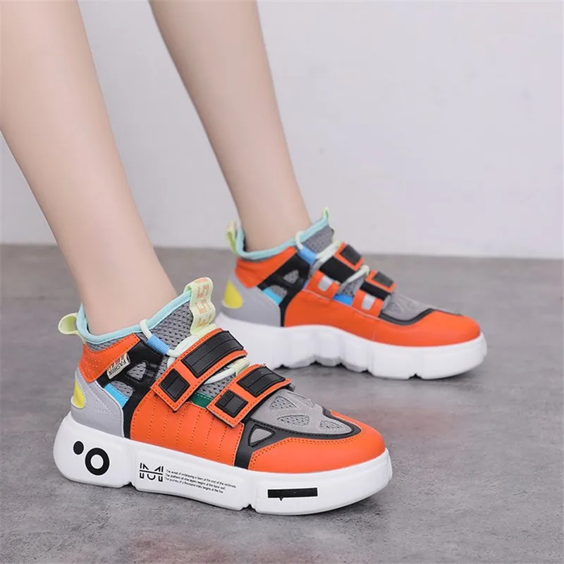 

Platform Sneakers Woman 2019 New Spring Autumn shoes women Breathable Casual Shoes Fashion Mixed Colors Platform Woman Sneakers