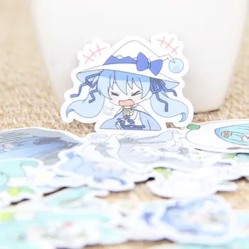 

40pcs Self-made Cute Anime Girl Scrapbooking Stickers Decorative Sticker DIY Craft Decals Diary Decor
