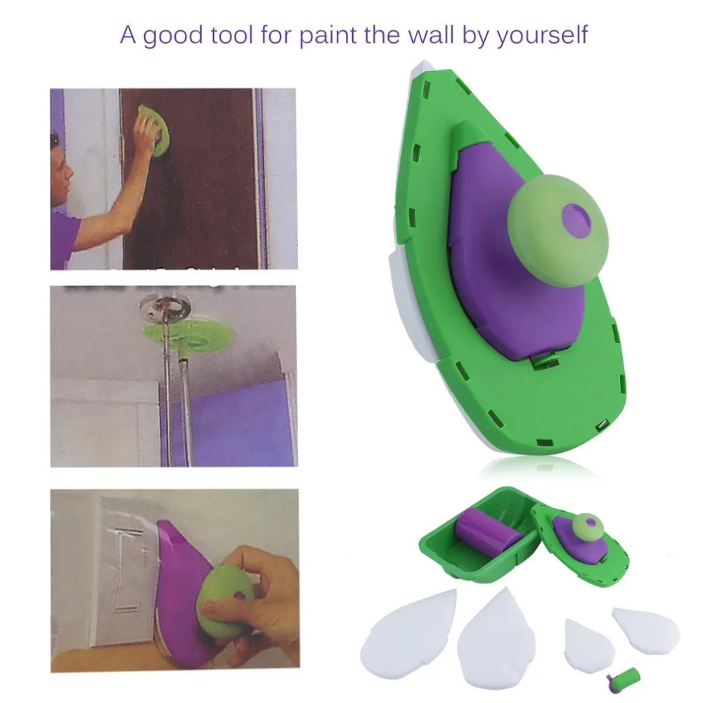 

Household Painting Roller Sponge Painting Pad Set Painting Brush with Sponge Home Wall Decorative DIY Tools Drop Shipping