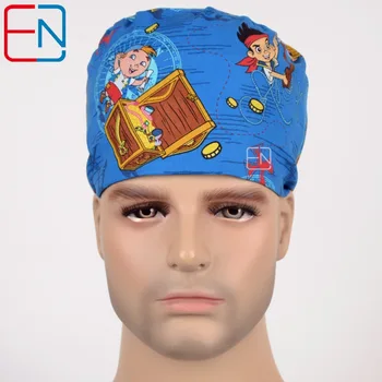 

Hennar Surgical Scrub Caps 2018 Hot Selling Medical Caps Masks 100% Cotton Hospital Doctor Clinic Surgical Nursing Caps Unisex