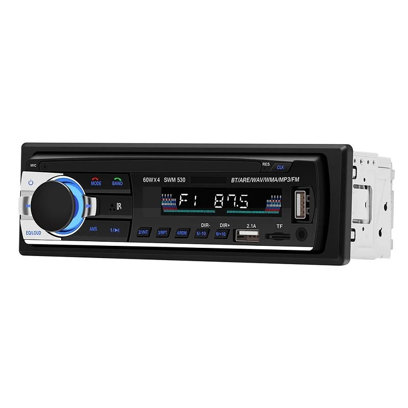 LaBo Bluetooth Autoradio Car Stereo Radio FM Aux Input Receiver SD USB SWM-530 12V In-dash 1 din Car MP3 Multimedia Player