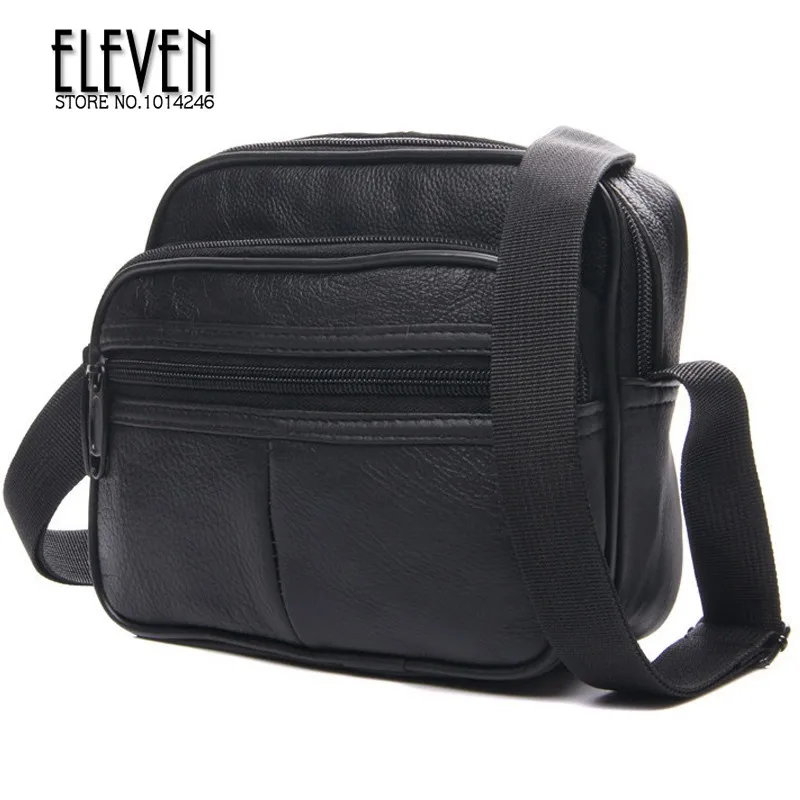 Luxury Handbags Fashion Genuine Leather Men Messenger Bags Male