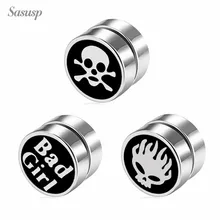 Sasusp Панк Сильный Магнит Магнитная забота о здоровье ушной зажим из нержавеющей стали без Сережки для пирсинга мужчины женщины улицы популярные украшения