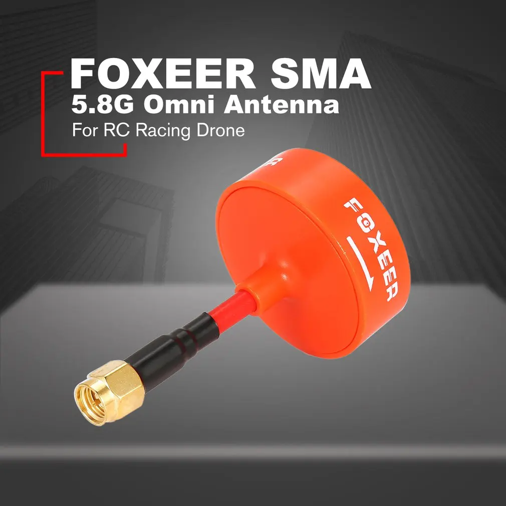 FOXEER RPSMA 5,8G 3dBi TX/RX RHCP длинный тип круговой поляризационный Omni антенна для FPV Дрон Fatshark Goggle очки