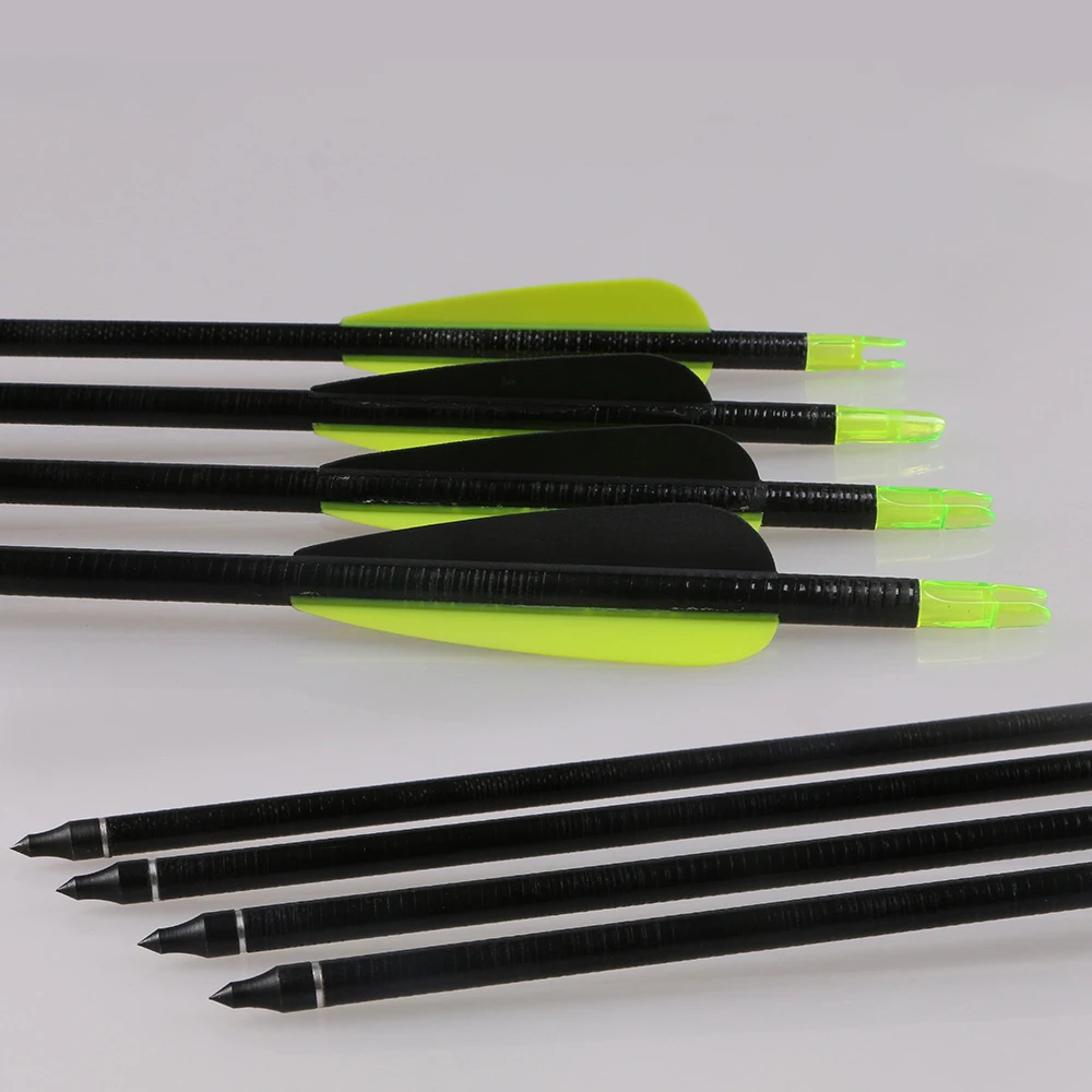 30" Fiberglass Arrows 12 Pieces/set Recurve And Compound Bow Arrows