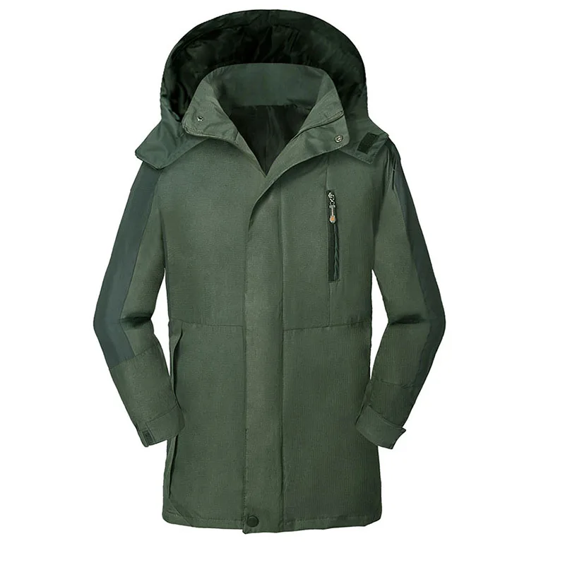 Men's Hiking Jackets Waterproof Windproof Skiing Ski Suit Snowboard Windbreaker Winte Hooded Bomber Jacket Outdoor Camping Coat (3)