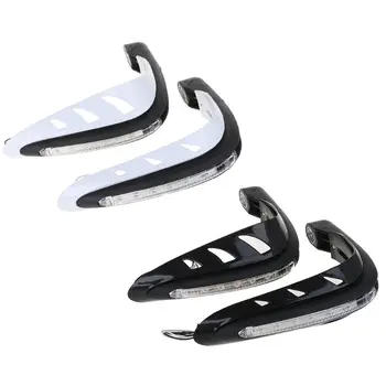 

1Pair Motorcycle Handlebar Hand Protector with LED Light Handguards LED Hand Guard Universal Hand Guards Motor accessories