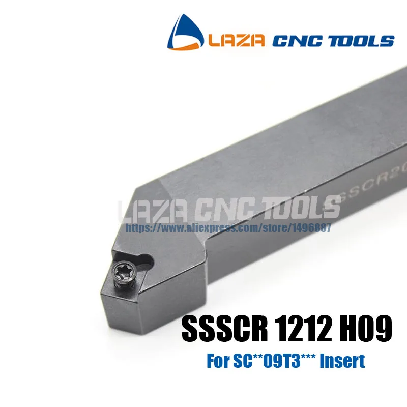 SSSCR1212H09 SSSCL1212H09 индексируемый держатель для внешнего токарного инструмента 45 deg