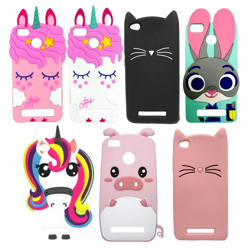 

Silicone Cover For Xiaomi Redmi 5A Case 5.0" 3D Unicorn Cat Rabbit Cute Soft Phone Case For Xiomi Redmi5A Redmi 5 A Fundas Coque
