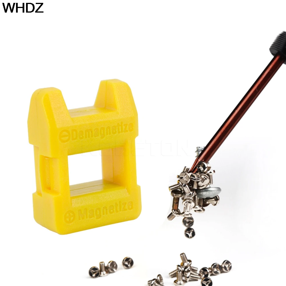 

Mini Screwdriver Tips 2 in 1 Magnetizer Demagnetizer Tool Screwdriver Magnetic Pick Up Tool Electric Screw Bits