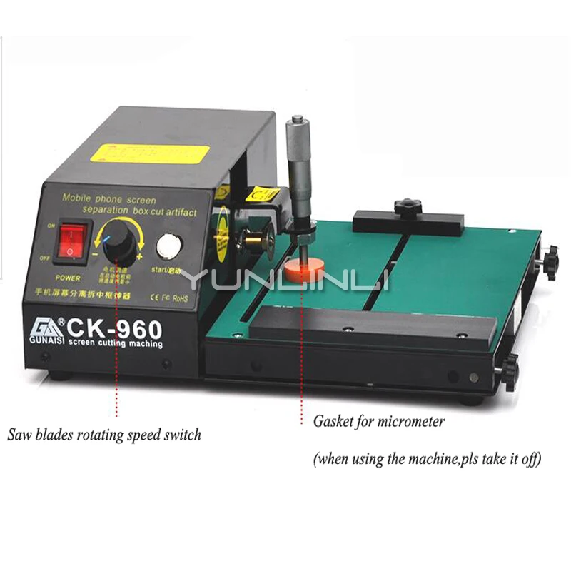  Mobile Phone LCD Screen Cutting Machine Screen Dismantling Machine For Smartphone and Pad Repair Re