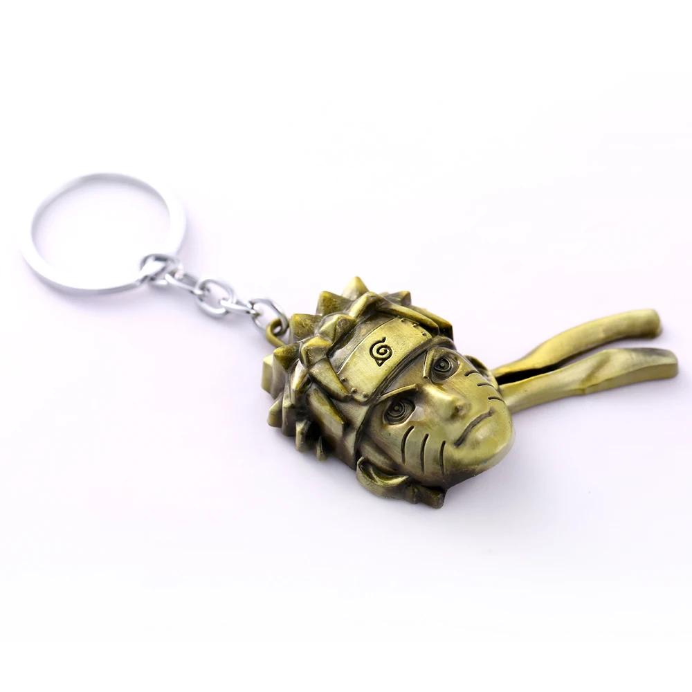 HSIC 10 шт./лот Аниме uzumaki Naruto цепочка для ключей брелки для ключей для подарков брелок для ключей от автомобиля chaveiro держатель для украшений для вентилятор HC11097