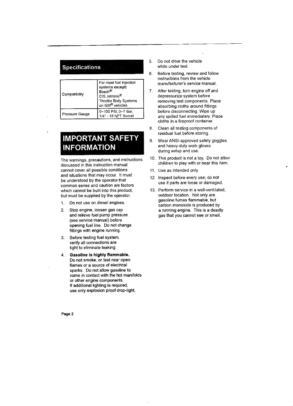 Fuel Injection Pump Tester Instructions (2)