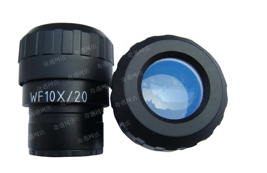 

2019 New 1PC WF10X/20mm Adjustable High Eyepiont Eyepiece Lens Stereo Microscope with Mounting Size 30mm Reading Scale 0.1mm