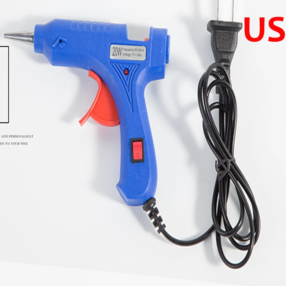 hot Glue gun with 30pc 7mm*185mm Glue Stick Mini hot melt glue gun Thermo Electric Heat Temperature Tool pistolet a colle hot Glue gun with 30pc 7mm*185mm Glue Stick Mini hot melt glue gun Thermo Electric Heat Temperature Tool pistolet a colle