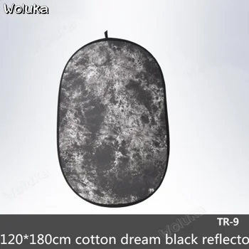 

TR-9 cotton dream black reflective board photography folding reflector to send portable bag 120*180cm shootin CD50 T08
