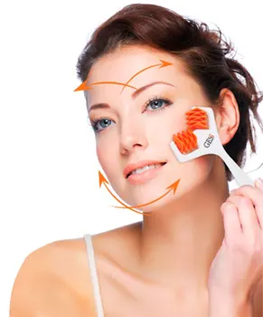 

Modeling facial massager face lifting, hand held facial massager, lifting effect massager, Gess, gess-661