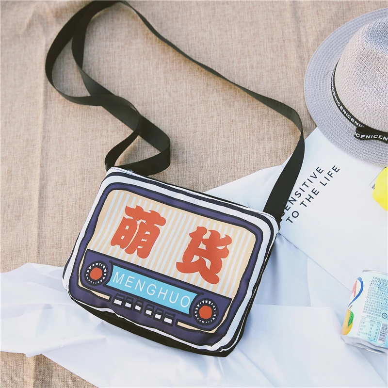 Menghuo 2018 Personality Retro 3D TV Tape Camera Radio Shape Women Handbag Ladies Shoulder Bag Messenger Bag Rock Cross-body Bag (20)