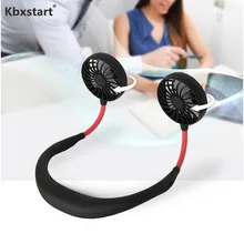 Свободный угол мини спортивные вентиляторы Висячие шеи воздушный кулер вентилятор модная скорость регулируемый альпинистский вентилятор USB Настольный вентилятор De Techo