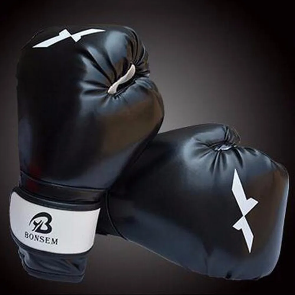 

1 Pair Training Boxing Gloves New Style Boxing Mitts Sanda Karate Sandbag Taekwondo Fighting Hand Protector Gloves 2 color