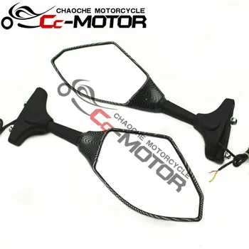 

carbon fibre motorcycle rear view side mirror dirtbike scooter mirrors universal parts for ducati 1098 848 1198 796 795 999 749