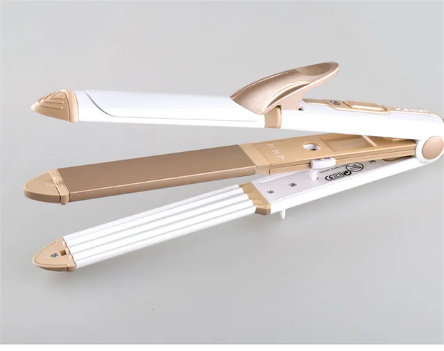 3 in 1 Professional Ceramic Hair Straightener Flat Iron Straightening