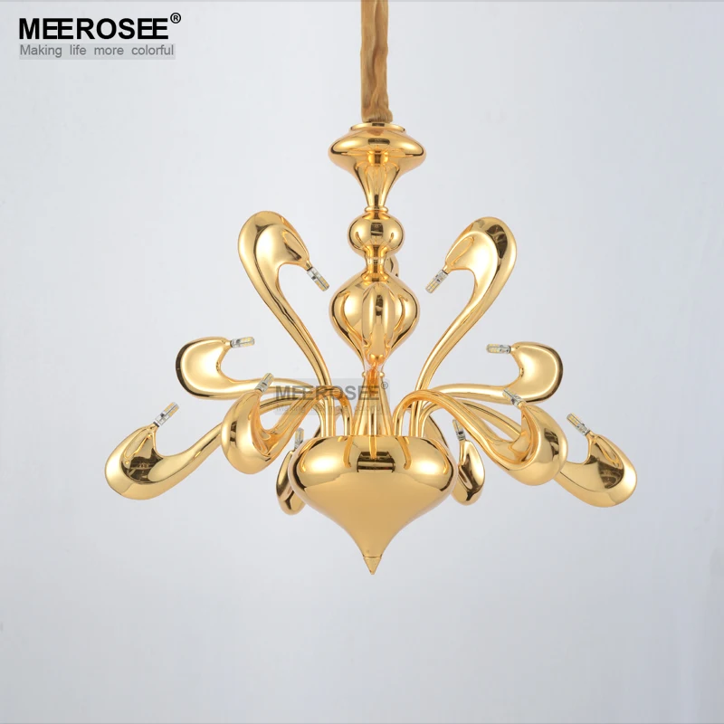 

Modern LED Swan Chandeliers Ceiling Bedroom Living Room Creative Hanging Decoration Light G4 Drop Lighting Free Shipping