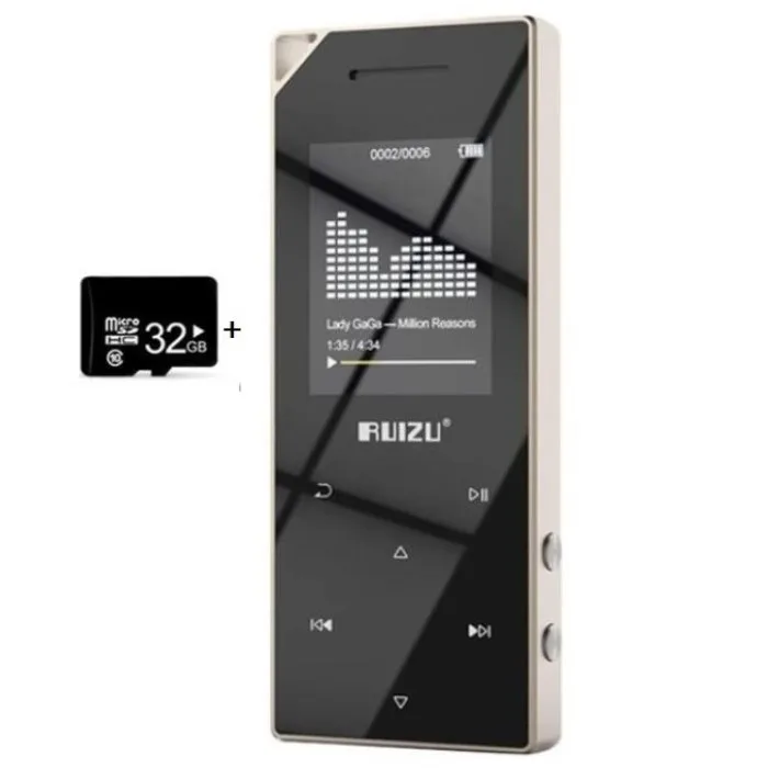 Mp3 плеер RUIZU D05 с поддержкой Bluetooth 16 ГБ 1 8 дюйма|MP3-плееры| |