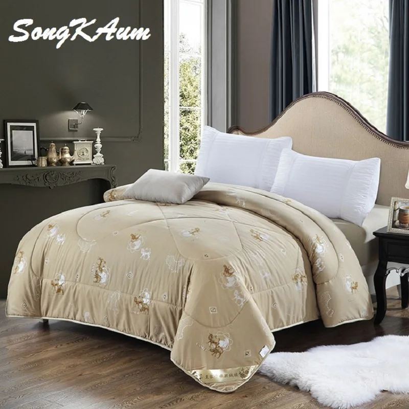 New Camel Pure Camel Hair Quilt! Winter Winter Fleence Quilt