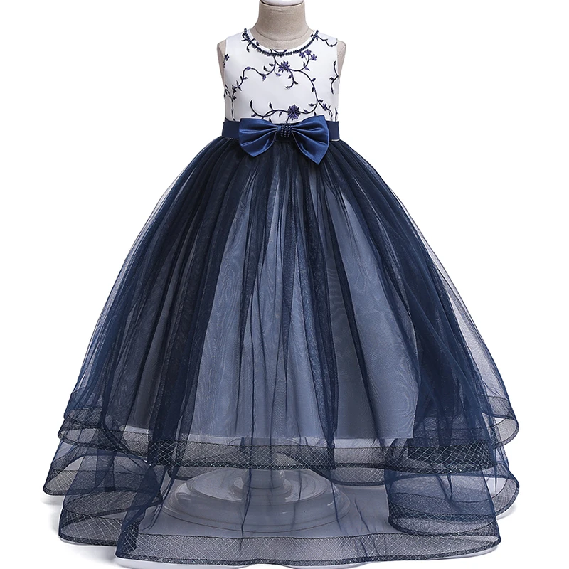 Нарядное шелковое платье с вышивкой на новый год|girls dress|little girls dressesgirl dresses for weddings |