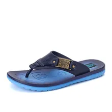 2017 New Fashion Summer Cool Sandals Men Shoes Brand Flip-flops Mens Sandals Flats Open Toe Beach Slippers For Men Home Slippers