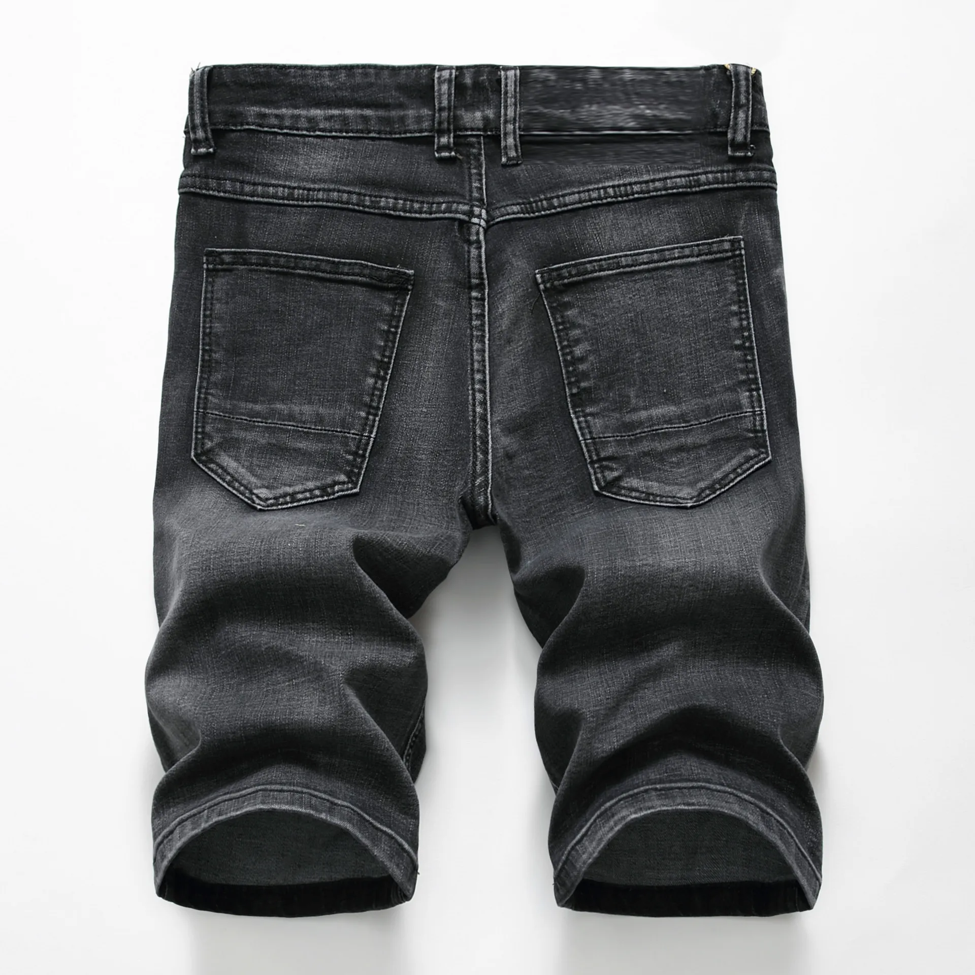 Жаркое лето джинсовые шорты мужские стрейчевый облегающий Короткие джинсы Для мужчин s дизайнерские хлопковые Повседневное проблемных
