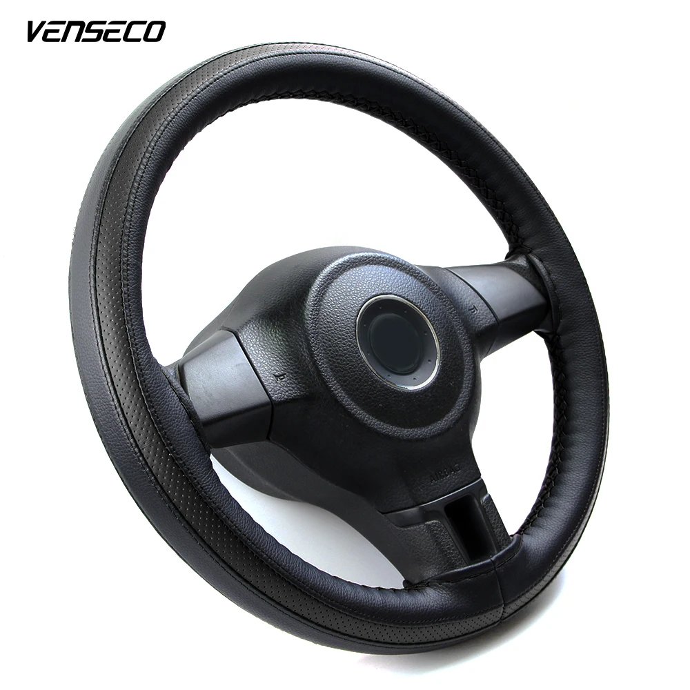 VENSECO sports breathable type steering wheel cover soft leather