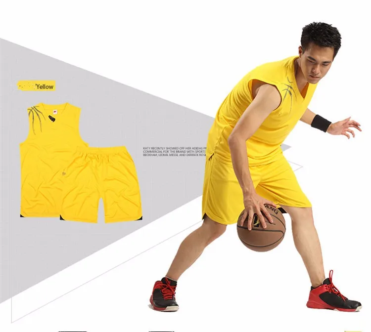 Одежда для баскетбола костюм Толстовка Тонкий спиннинг полиэстер ткань однотонный тренировочный костюм для спорта на открытом воздухе желтый большой размер