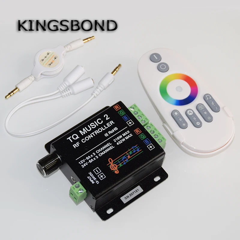Музыкальный контроллер Music2 со светодиодной подсветкой RGB Радиочастотный пульт