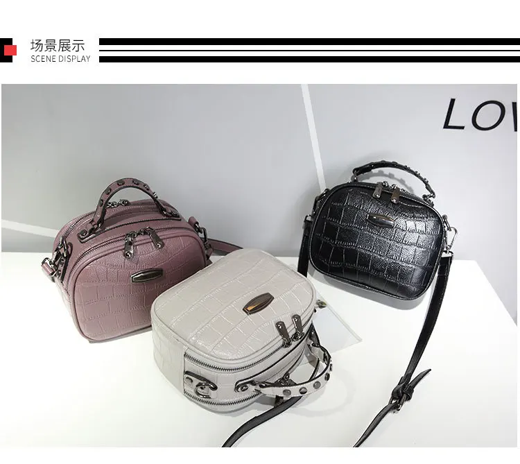 New Women Handbags Leather Zipper Shoulder Bags Female Vintage Clutch Crossbody Messenger Bags Ladies Fashion Small Flap