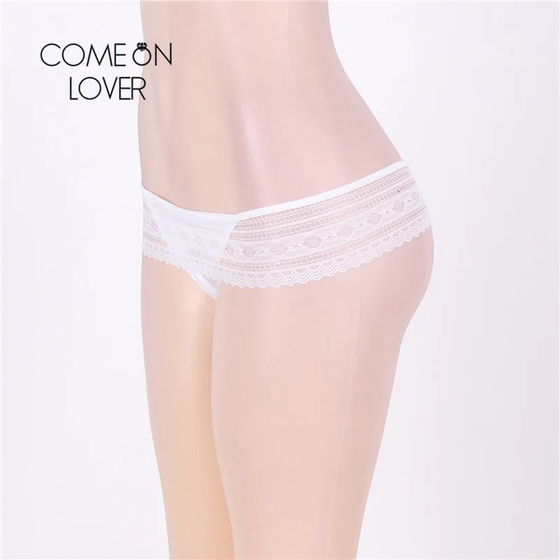 DJY28 Comeonlover сексуальные прозрачные трусики женские белые черные Прозрачное нижнее