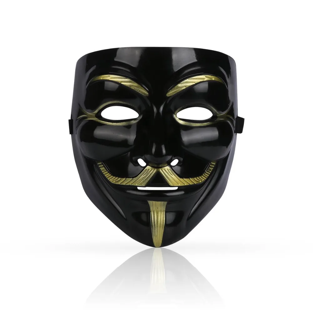 1 шт. Горячие Вечерние маски V для вендетты маска анонима Гая Фокса нарядное платье аксессуар для костюма для взрослых вечерние маскарадные маски для косплея