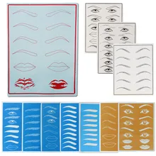 11 шт. постоянный косметический для бровей глаз и губ Макияж практика подготовки кожи Простыни татуировки составляют инструмент 24 ноября