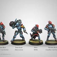 [Loong Way Miniatures] Corvus Belli Infinity 0458 NEOTERRAN CAPITALINE ARMY SECTORIAL 32 мм Металлические Миниатюрные