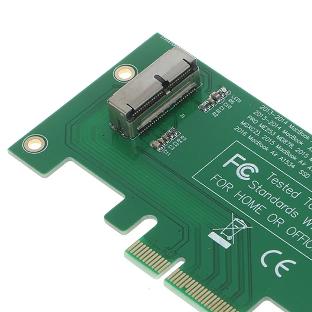 Адаптер для PCI E X4 1 шт. apple MacBook Air A1465 A1466 SSD WS 2013 2014 2015|card card|card adaptercard adapter macbook |